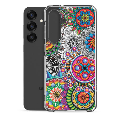 Mandala Collage I Clear Case for Samsung® - Martin K Designs