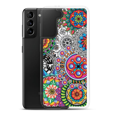 Mandala Collage I Clear Case for Samsung® - Martin K Designs