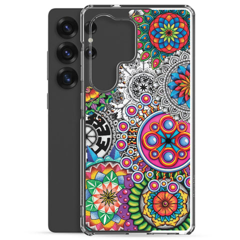 Mandala Collage I Clear Case for Samsung® - Martin K Designs