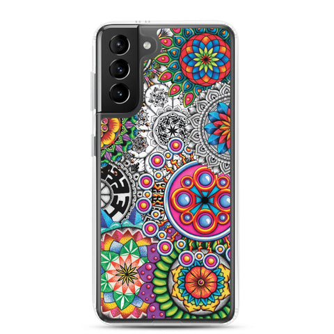 Mandala Collage I Clear Case for Samsung® - Martin K Designs