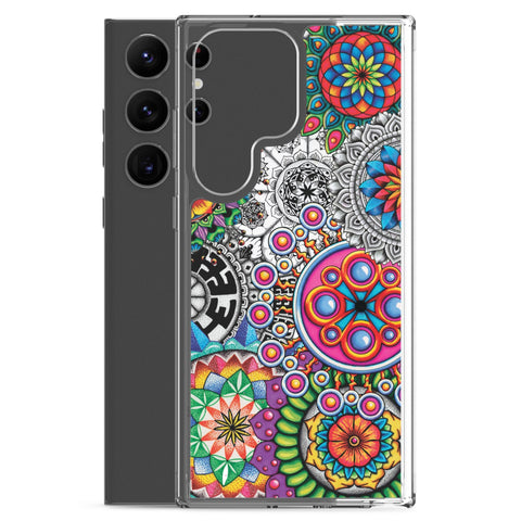 Mandala Collage I Clear Case for Samsung® - Martin K Designs