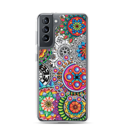 Mandala Collage I Clear Case for Samsung® - Martin K Designs