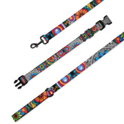 Mandala Collage I Pet collar & leash - Flowstate Apparel