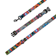 Mandala Collage I Pet collar & leash - Flowstate Apparel