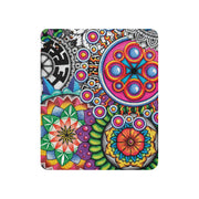 Mandala Collage I Sherpa blanket - Martin K Designs