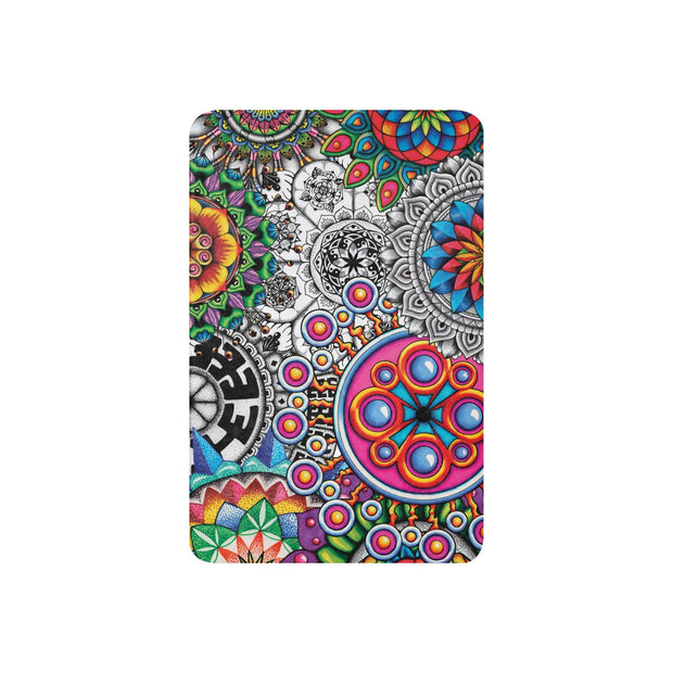 Mandala Collage I Sherpa blanket - Martin K Designs