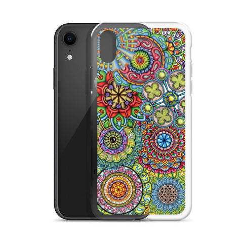 Mandala Collage II Clear Case for iPhone® - Martin K Designs