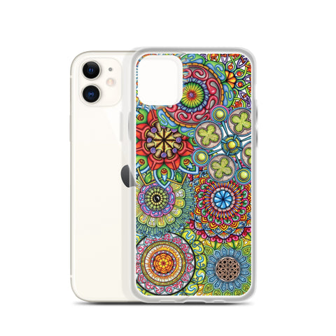 Mandala Collage II Clear Case for iPhone® - Martin K Designs