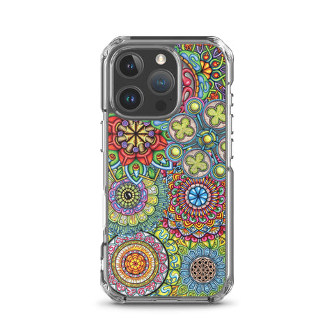 Mandala Collage II Clear Case for iPhone® - Martin K Designs