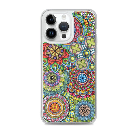 Mandala Collage II Clear Case for iPhone® - Martin K Designs