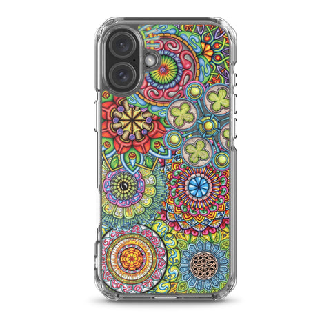 Mandala Collage II Clear Case for iPhone® - Martin K Designs
