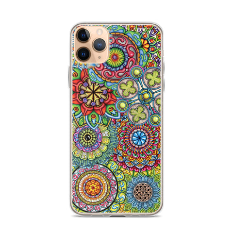 Mandala Collage II Clear Case for iPhone® - Martin K Designs