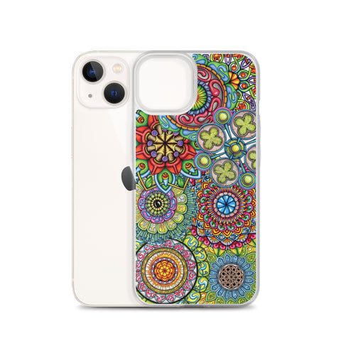 Mandala Collage II Clear Case for iPhone® - Martin K Designs