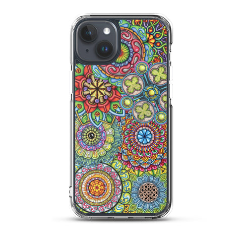 Mandala Collage II Clear Case for iPhone® - Martin K Designs