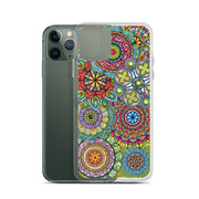 Mandala Collage II Clear Case for iPhone® - Martin K Designs