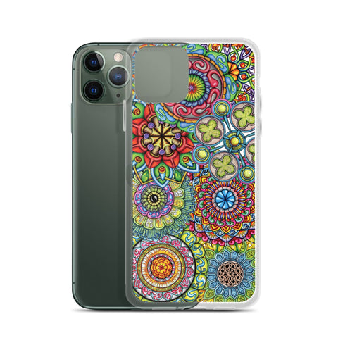 Mandala Collage II Clear Case for iPhone® - Martin K Designs