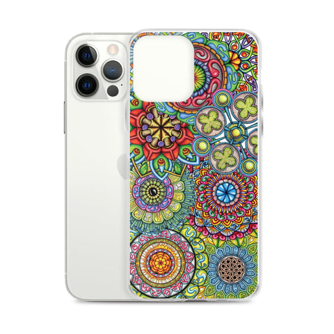 Mandala Collage II Clear Case for iPhone® - Martin K Designs