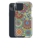 Mandala Collage II Clear Case for iPhone® - Martin K Designs