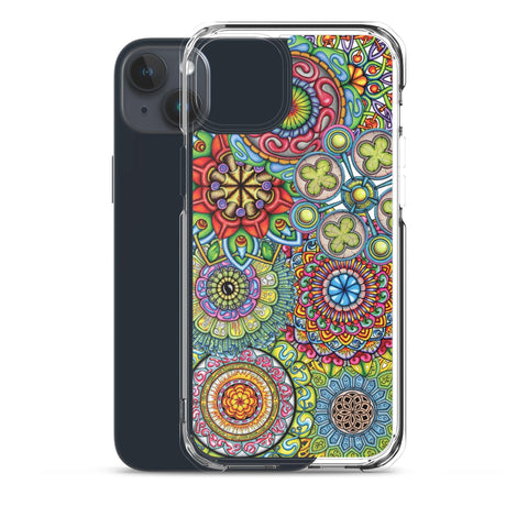 Mandala Collage II Clear Case for iPhone® - Martin K Designs