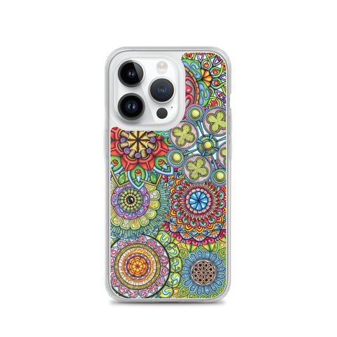 Mandala Collage II Clear Case for iPhone® - Martin K Designs