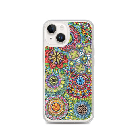 Mandala Collage II Clear Case for iPhone® - Martin K Designs
