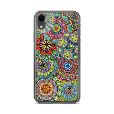 Mandala Collage II Clear Case for iPhone® - Martin K Designs
