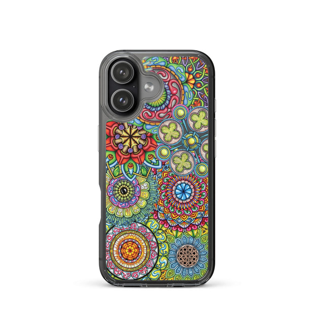 Mandala Collage II Clear Case for iPhone® - Flowstate Apparel