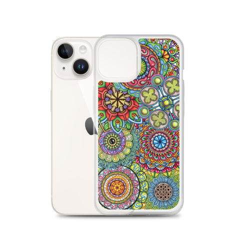 Mandala Collage II Clear Case for iPhone® - Martin K Designs