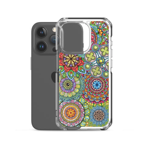 Mandala Collage II Clear Case for iPhone® - Martin K Designs