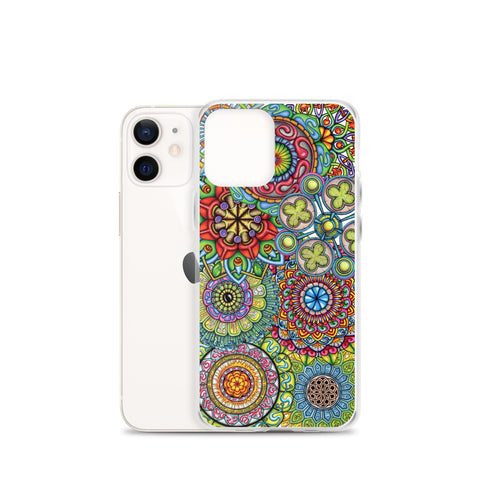 Mandala Collage II Clear Case for iPhone® - Martin K Designs