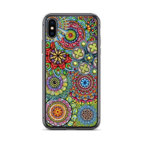 Mandala Collage II Clear Case for iPhone® - Martin K Designs