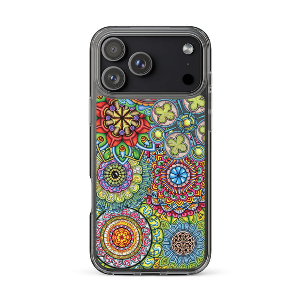 Mandala Collage II Clear Case for iPhone® - Flowstate Apparel