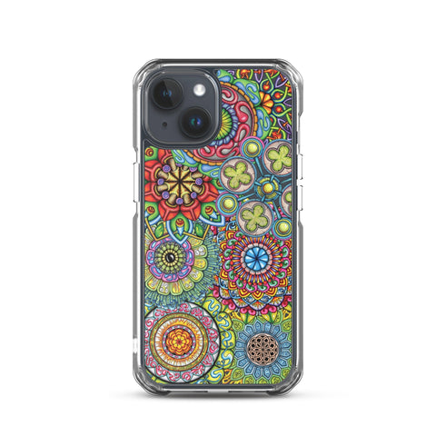 Mandala Collage II Clear Case for iPhone® - Martin K Designs