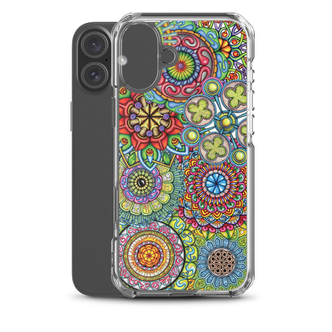 Mandala Collage II Clear Case for iPhone® - Martin K Designs