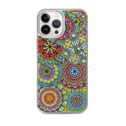 Mandala Collage II Clear Case for iPhone® - Martin K Designs