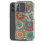 Mandala Collage II Clear Case for iPhone® - Martin K Designs