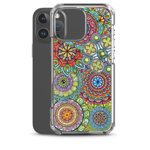 Mandala Collage II Clear Case for iPhone® - Martin K Designs