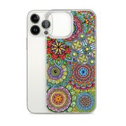 Mandala Collage II Clear Case for iPhone® - Martin K Designs