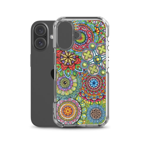 Mandala Collage II Clear Case for iPhone® - Martin K Designs