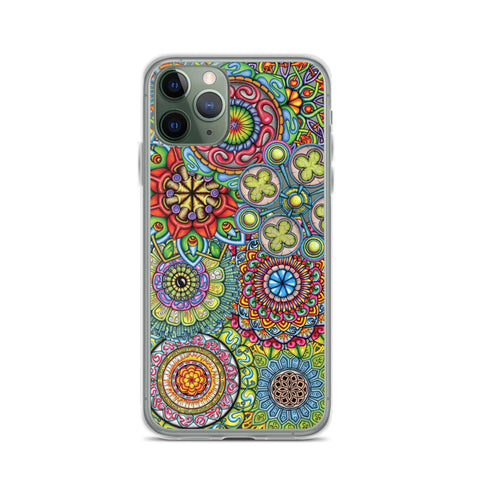 Mandala Collage II Clear Case for iPhone® - Martin K Designs