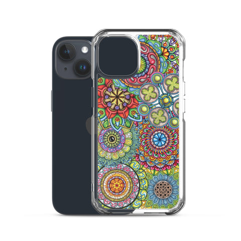 Mandala Collage II Clear Case for iPhone® - Martin K Designs