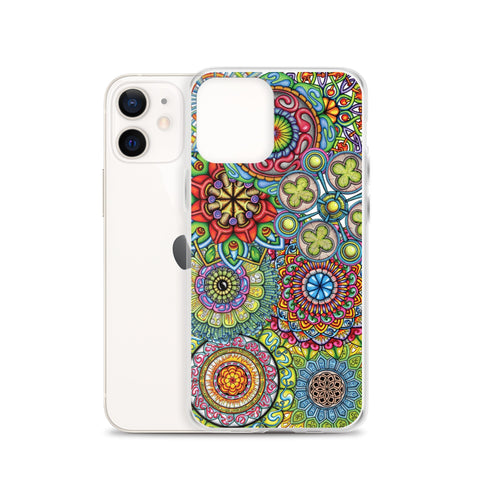 Mandala Collage II Clear Case for iPhone® - Martin K Designs
