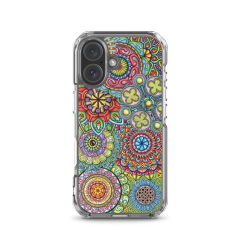 Mandala Collage II Clear Case for iPhone® - Martin K Designs