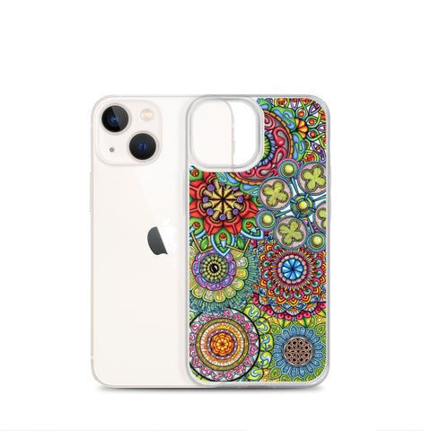 Mandala Collage II Clear Case for iPhone® - Martin K Designs