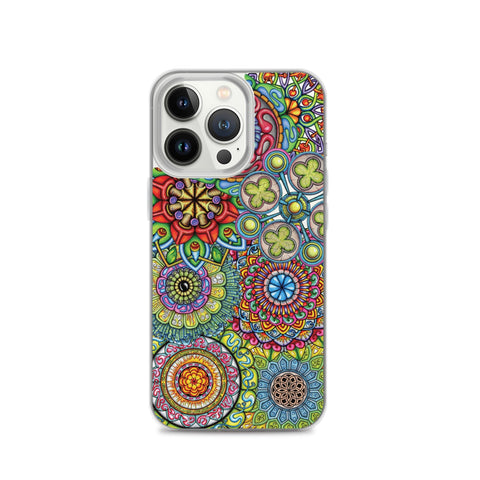 Mandala Collage II Clear Case for iPhone® - Martin K Designs