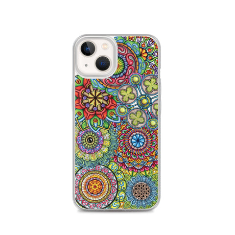 Mandala Collage II Clear Case for iPhone® - Martin K Designs