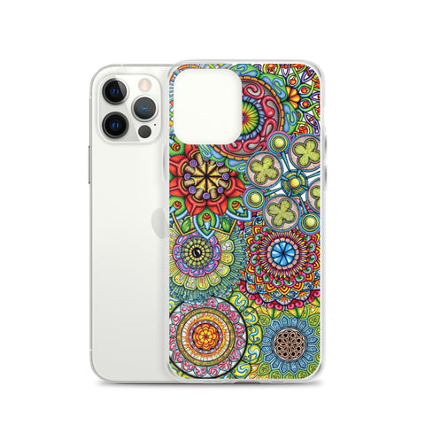 Mandala Collage II Clear Case for iPhone® - Martin K Designs