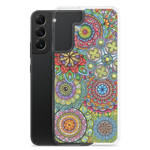 Mandala Collage II Clear Case for Samsung® - Martin K Designs
