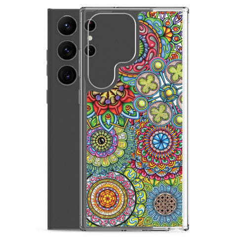 Mandala Collage II Clear Case for Samsung® - Martin K Designs