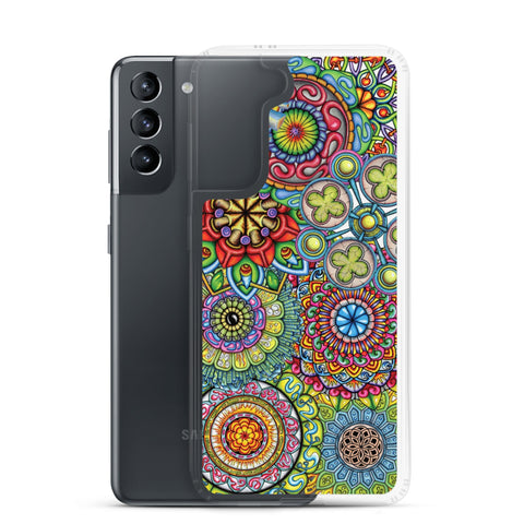 Mandala Collage II Clear Case for Samsung® - Martin K Designs